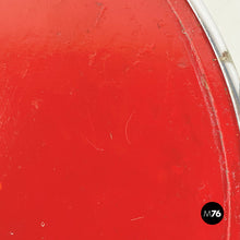 画像をギャラリービューアに読み込む, Coffee table in red metal, 1980s