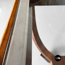 画像をギャラリービューアに読み込む, Dining table in wood and glass, 1930s