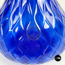 画像をギャラリービューアに読み込む, Red and blue Murano glass vase by Venini, 1990s