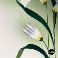 Carica l'immagine nel visualizzatore di Gallery, Tray with flowers in ceramic and metal, 1930s