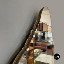 Load image into Gallery viewer, Art Decò wall mirror with peach colored parts, 1930s