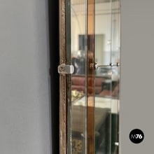 Load image into Gallery viewer, Art Decò wall mirror with peach colored parts, 1930s