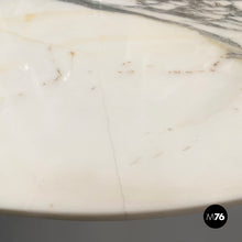 Load image into Gallery viewer, Marble, metal and brass details dining table, 1950s
