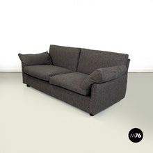 画像をギャラリービューアに読み込む, Grey brown sofa fabric by Flexform, 1990s