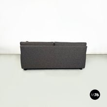 画像をギャラリービューアに読み込む, Grey brown sofa fabric by Flexform, 1990s