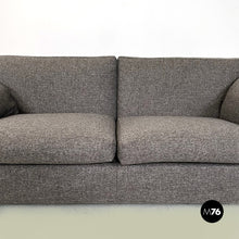 画像をギャラリービューアに読み込む, Grey brown sofa fabric by Flexform, 1990s