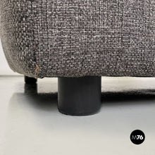 画像をギャラリービューアに読み込む, Grey brown sofa fabric by Flexform, 1990s