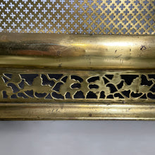 将图片加载到图库查看器,Brass fireplace screen, 1930s