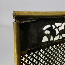 将图片加载到图库查看器,Brass fireplace screen, 1930s