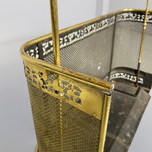 将图片加载到图库查看器,Brass fireplace screen, 1930s