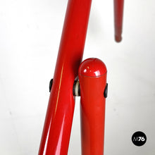 画像をギャラリービューアに読み込む, Red floor lamp Mira by Mario Arnaboldi for Programmaluce, 1980s