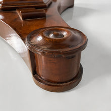 Carica l'immagine nel visualizzatore di Gallery, Wooden and pink marble dining table, 1930s