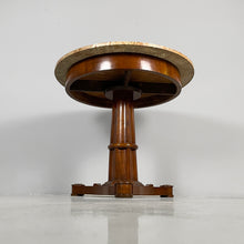 Carica l'immagine nel visualizzatore di Gallery, Wooden and pink marble dining table, 1930s