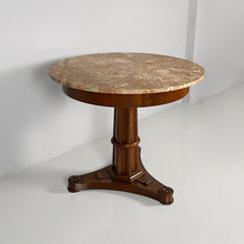 Carica l'immagine nel visualizzatore di Gallery, Wooden and pink marble dining table, 1930s