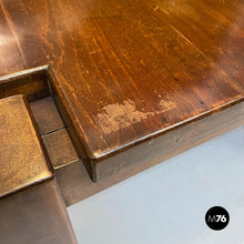 Load image into Gallery viewer, Wooden coffee table with squared legs, 1970s