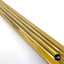 Load image into Gallery viewer, White plexiglass and brass wall lamp, 1950s