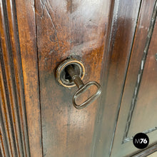 画像をギャラリービューアに読み込む, Two-door wooden wardrobe with decorations, early 1800s