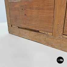 画像をギャラリービューアに読み込む, Two-door wooden wardrobe with decorations, early 1800s