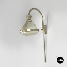 画像をギャラリービューアに読み込む, Metal wall lamp by Sergio Mazza for Artemide, 1960s