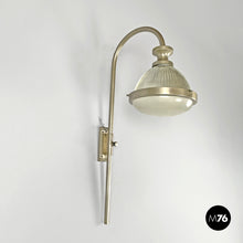 画像をギャラリービューアに読み込む, Metal wall lamp by Sergio Mazza for Artemide, 1960s