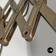 画像をギャラリービューアに読み込む, Pantograph wall lamps in white metal, 1960s