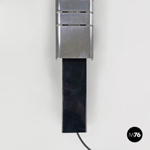 画像をギャラリービューアに読み込む, Tall wall lamp in chromed metal by Lamperti, 1970s