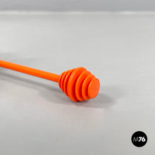 Load image into Gallery viewer, Orange plastic set of glasses and jug Orangeade by Jean Pierre Vitrac for Bourbon, 1970s