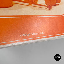 Load image into Gallery viewer, Orange plastic set of glasses and jug Orangeade by Jean Pierre Vitrac for Bourbon, 1970s