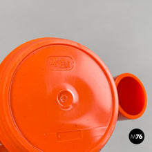 Load image into Gallery viewer, Orange plastic set of glasses and jug Orangeade by Jean Pierre Vitrac for Bourbon, 1970s