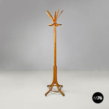 Load image into Gallery viewer, Wooden floor coat rack by Thonet, early 1900s
