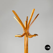 Load image into Gallery viewer, Wooden floor coat rack by Thonet, early 1900s