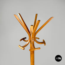 Load image into Gallery viewer, Wooden floor coat rack by Thonet, early 1900s