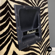 画像をギャラリービューアに読み込む, Headboard and case with zebra fabric by Randall, 1980s