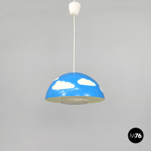 画像をギャラリービューアに読み込む, Light blue plastic ceiling lamp Skojig by Henrik Preutz for Ikea, early 2000s
