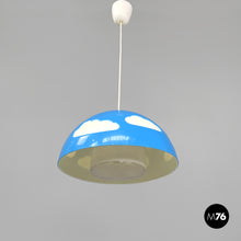 画像をギャラリービューアに読み込む, Light blue plastic ceiling lamp Skojig by Henrik Preutz for Ikea, early 2000s