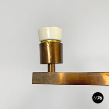 Charger l'image dans la galerie, Brass floor lamp with adjustable arm, 1940s