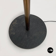 Charger l'image dans la galerie, Brass floor lamp with adjustable arm, 1940s