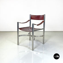 Charger l'image dans la galerie, Brown leather chairs by D.I.D., 1970s