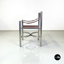 Charger l'image dans la galerie, Brown leather chairs by D.I.D., 1970s