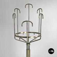 画像をギャラリービューアに読み込む, Metal floor coat rack Melpomene by BBPR for Artemide, 1970s