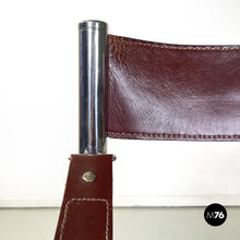 Charger l'image dans la galerie, Brown leather chairs by D.I.D., 1970s