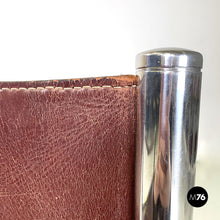 Charger l'image dans la galerie, Brown leather chairs by D.I.D., 1970s