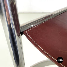 Charger l'image dans la galerie, Brown leather chairs by D.I.D., 1970s