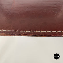 Charger l'image dans la galerie, Brown leather chairs by D.I.D., 1970s