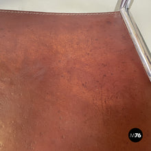 Charger l'image dans la galerie, Brown leather chairs by D.I.D., 1970s