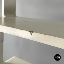 画像をギャラリービューアに読み込む, Modular black and white wooden bookcase, 1980s