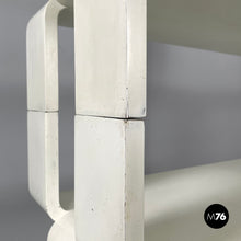 画像をギャラリービューアに読み込む, Modular black and white wooden bookcase, 1980s