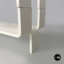 画像をギャラリービューアに読み込む, Modular black and white wooden bookcase, 1980s