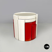 Load image into Gallery viewer, Stackable red and white wood coffee table 780/783 by Gianfranco Frattini for Cassina, 1970s