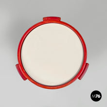 Load image into Gallery viewer, Stackable red and white wood coffee table 780/783 by Gianfranco Frattini for Cassina, 1970s